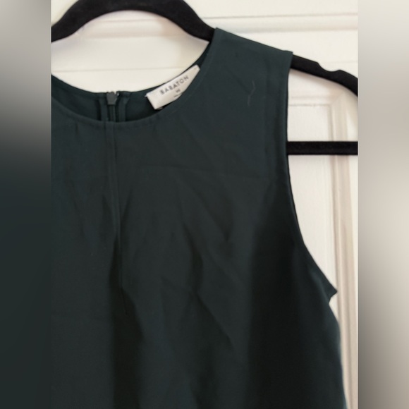 Babaton Dark Green Sleeveless Blouse - Picture 3 of 10